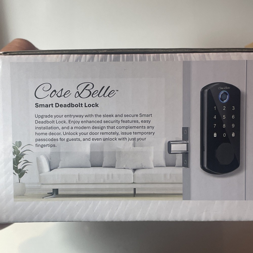 Code Belle Smart Deadbolt Lock Bluetooth (new)