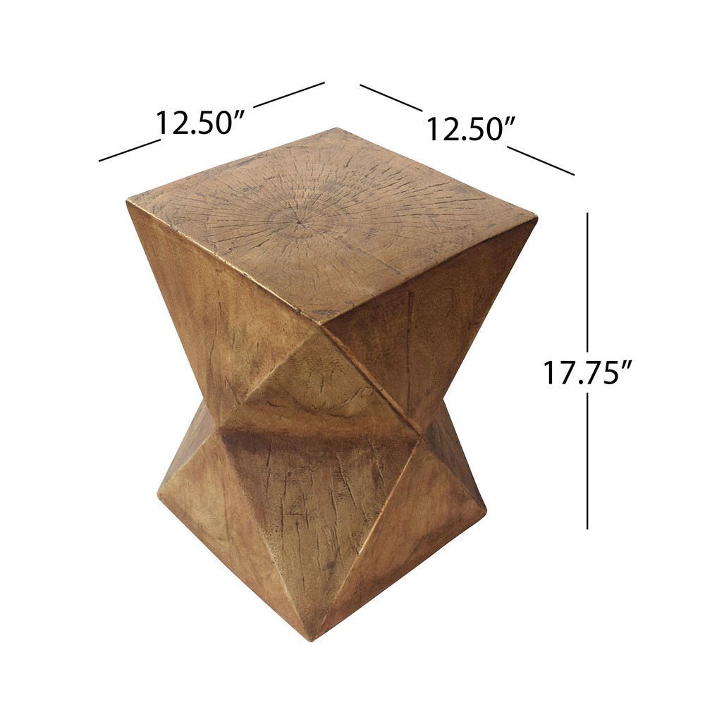 Lux Outdoor Lightweight Concrete Accent Table