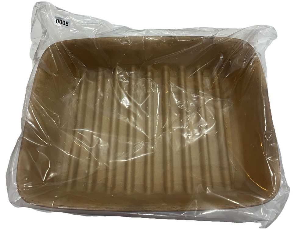 Pampered Chef Ceramic Oven Safe Small Ridged Baker
