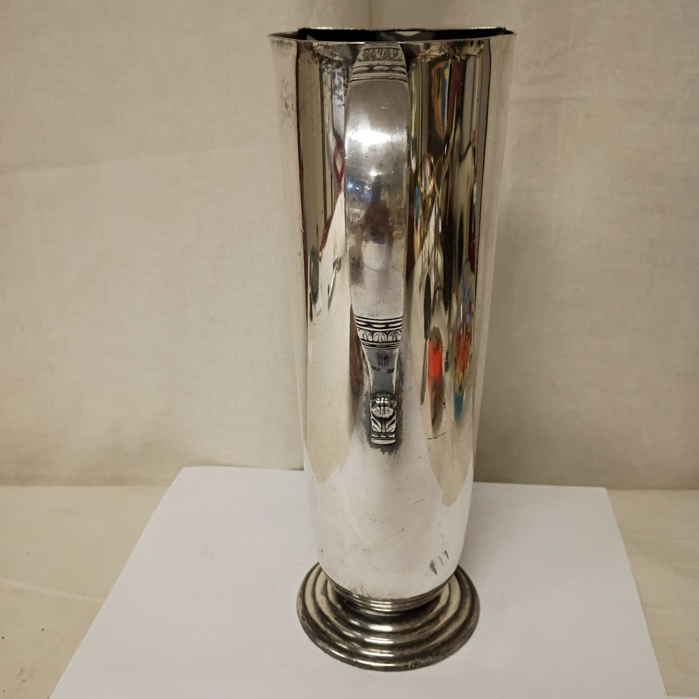 MODERNIST MCM SILVER PLATE TROPICAL MARTINI PITCHER INTERNATIONAL SILVER #8143