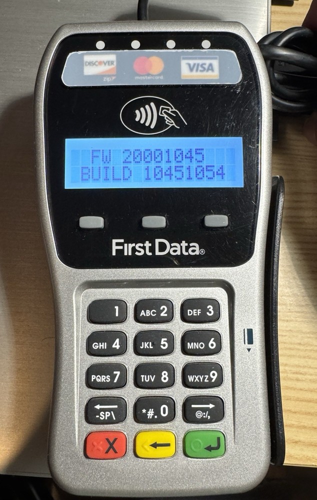 First Data FD-35 PIN Pad Card Reader USB Contactless Chip Swipe – Tested