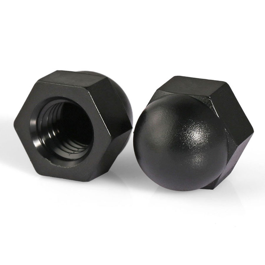 M3 M4 M5 M6 M8 M10 M12 Nylon Nut Ball Knobs Plastic HEX Acorn Nuts Set