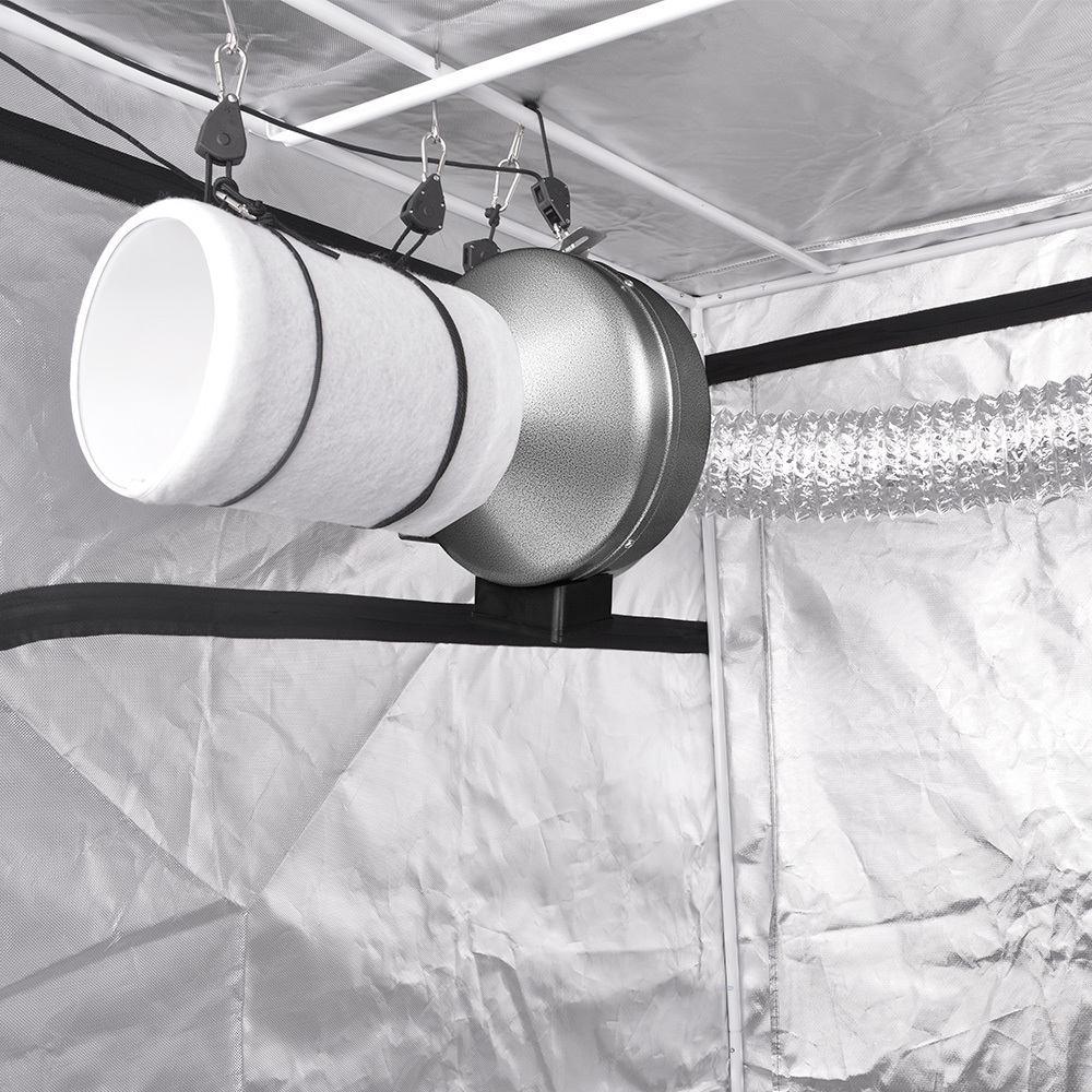 iPower 6" Inch Air Carbon Charcoal Filter for Odor Control Exhaust Inline Fan