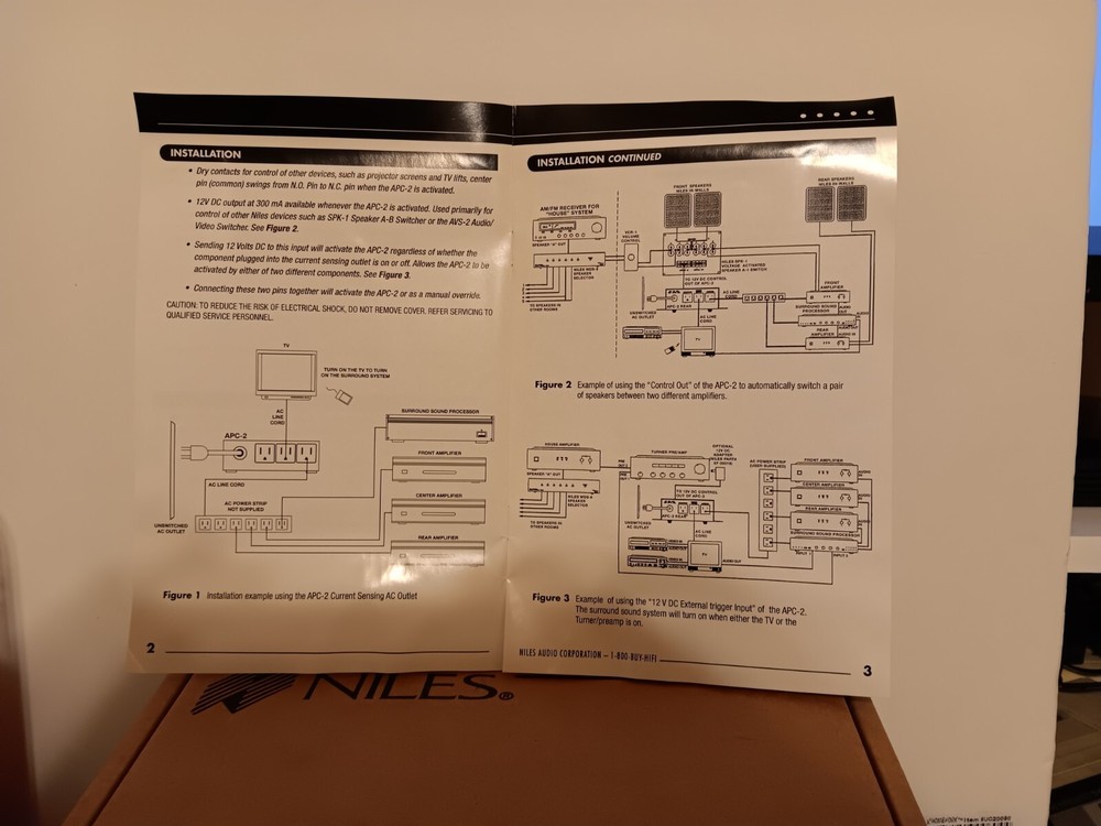 Niles Audio APC-2 Current-Sensing Outlet Switcher (NEW)