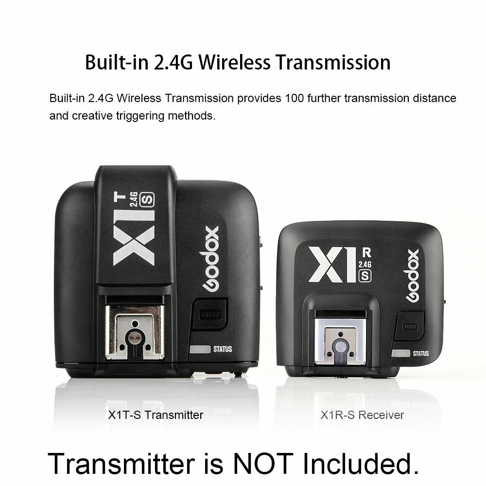 2X Godox X1R-S TTL Camera Studio Flash Speedlite Trigger Receiver For Sony