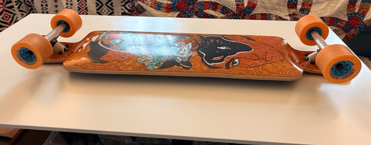 Pantheon Quest Longboard Complete Bear Gen 6 155 Seismic Alpha LDP Mango -Extras