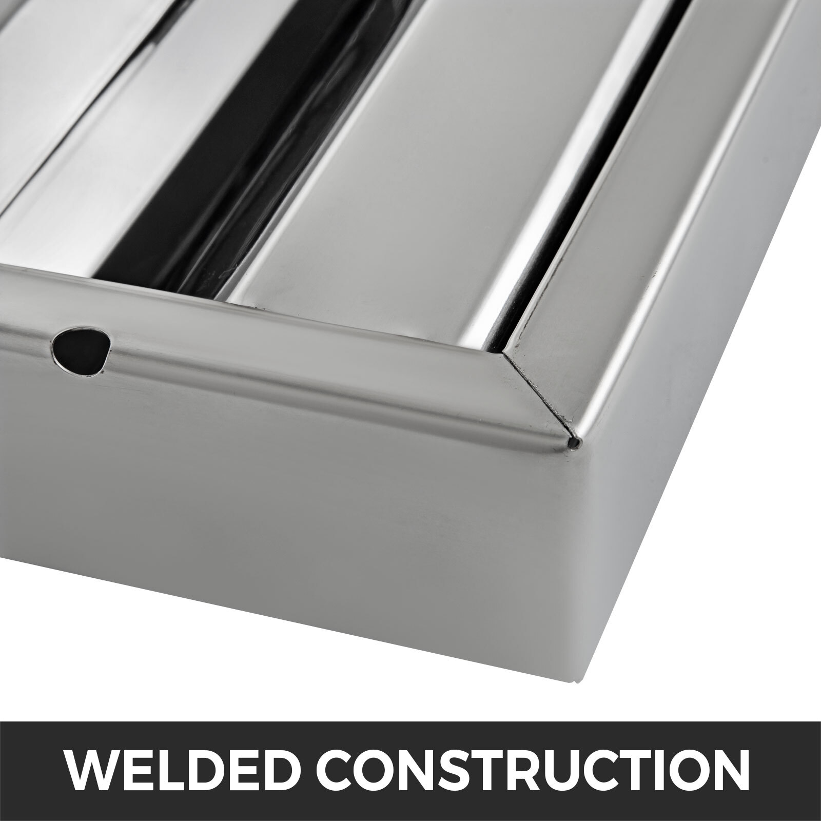 VEVOR 6Pcs 20"x 20"Stainless Steel Hood Grease Commercial Exhaust Filter Baffle