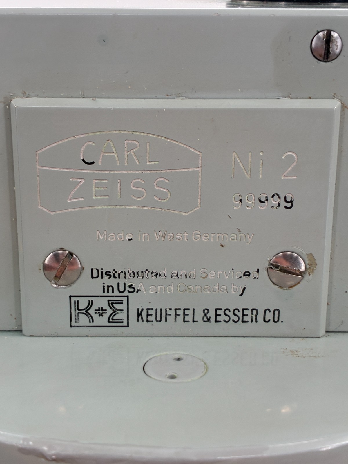 Vintage Carl Zeiss Ni 2 Precision Automatic Level Surveying Tool Case K&E German