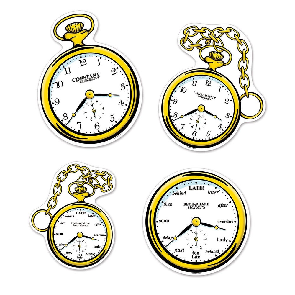 Beistle Clock Cutouts