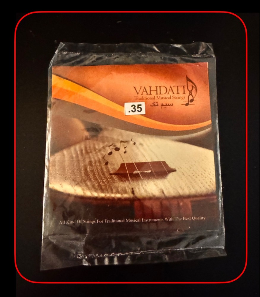 035 String, Setar, tar, sehtar, taar, سیم ستار، تار، تنبور، 035 Red