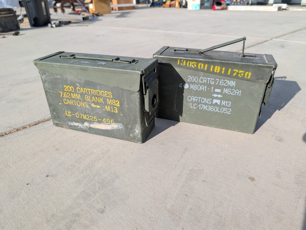 (2 pack) 30 cal M19A1 Ammo Cans
