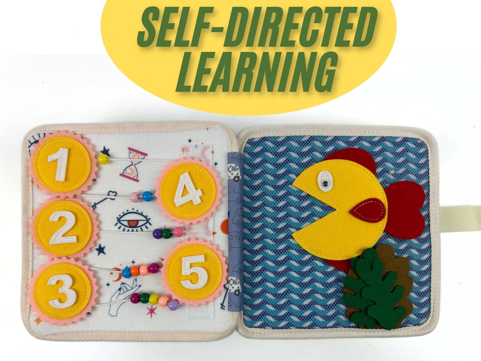 Busy Book Montessori Activity Felt Quiet Education Book Travel Toys Lion