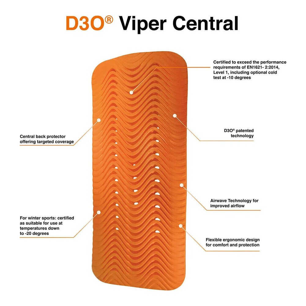 ICON D3O® Viper Back Insert Impact Protection