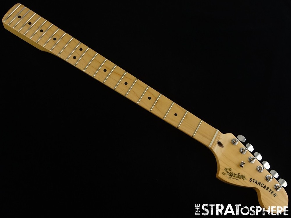 Fender Squier Affinity Starcaster Deluxe NECK + TUNERS "C" Maple