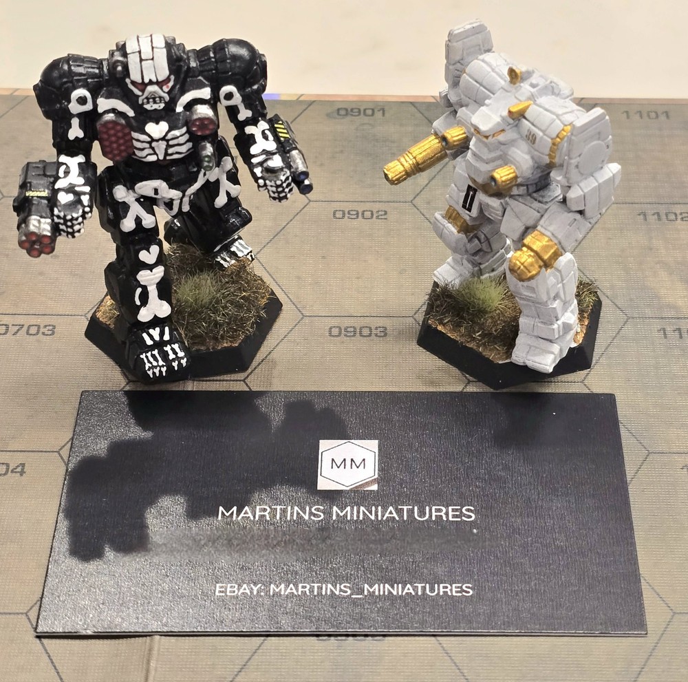 Pro Painted Battletech Devlin Stone "Phantom"vs Cameron St. Jamais