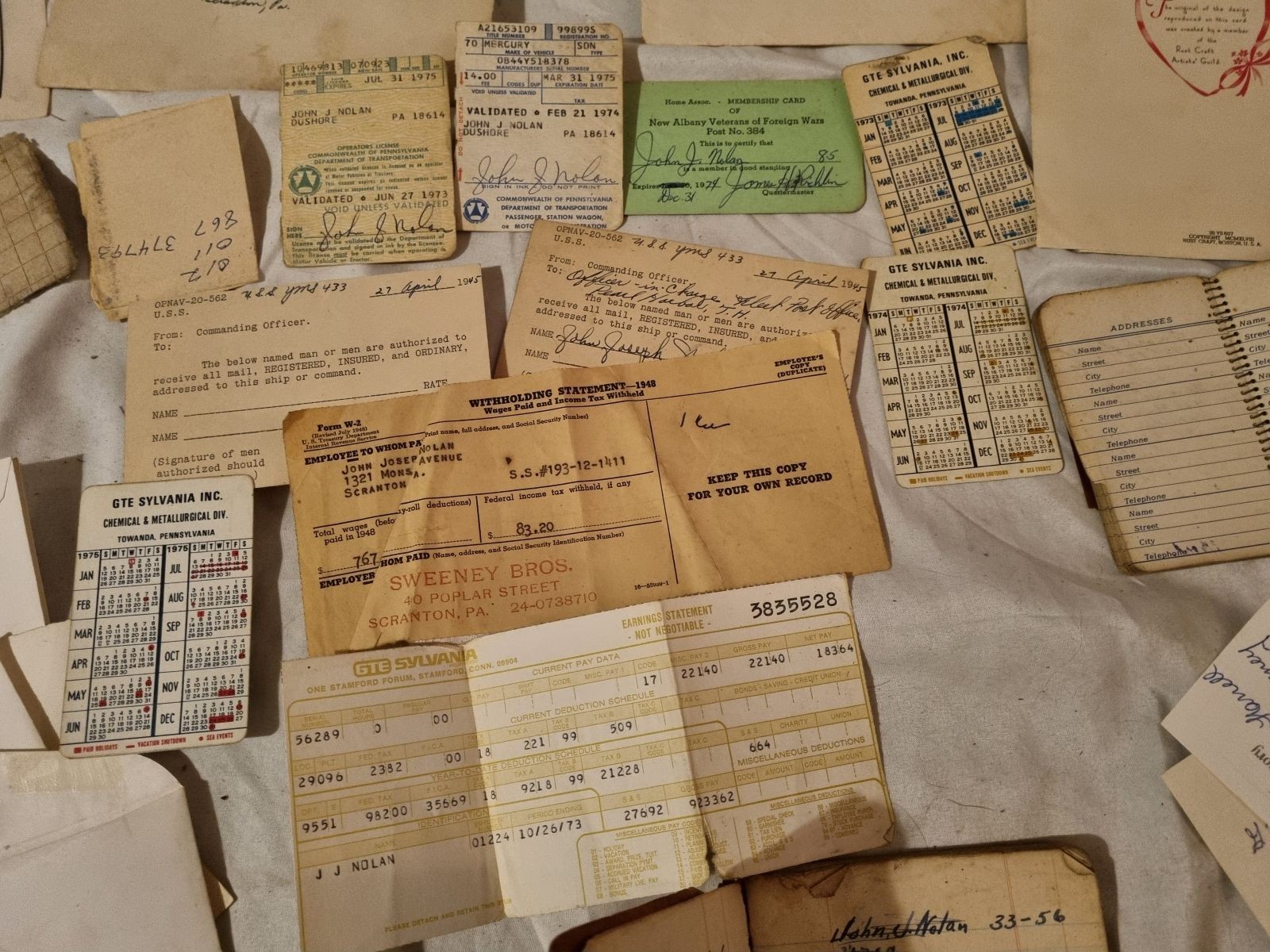 Antique Documents Deeds Letters Military Papers More