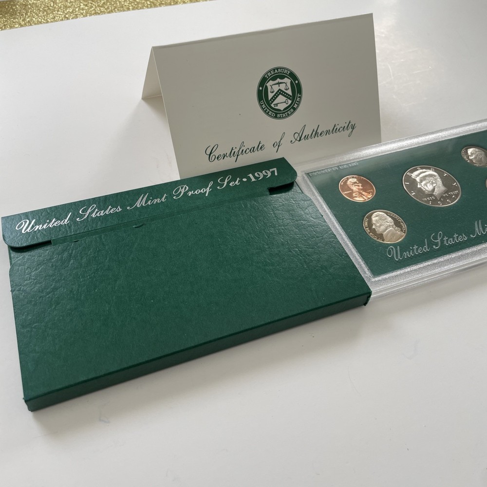 1997 U.S. Mint Proof Set OGP with COA