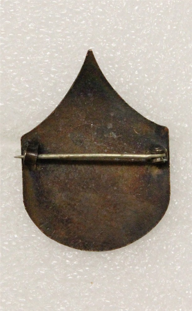 Enlisted Army Rank Pin 20105: First Sergeant - c.1902, bronze, pin back