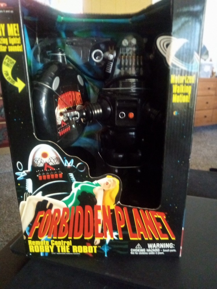 ROBBY THE ROBOT REMOTE CONTROL FROM FORBIDDEN PLANET NEVER REMOVED FROM BOX...