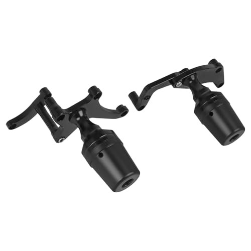 Motorcycle Frame Sliders No Cut Kits Falling Crash Protector Guard black