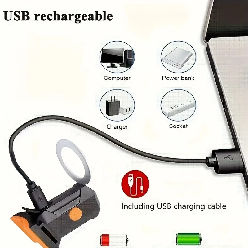 Bicycle Taillight Cycling Lights Multi Lighting Modes USB Charging Led Flash