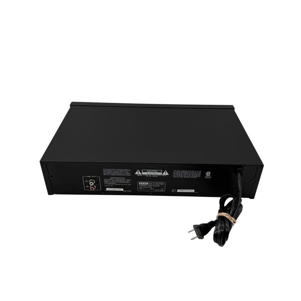 Teac CD-P1188 Compact Disc Player Tested & Working Nice