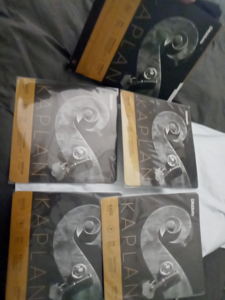 D'Addario Kaplan Bass Single A String, 3/4 Scale, Medium Tension (Missing 15)