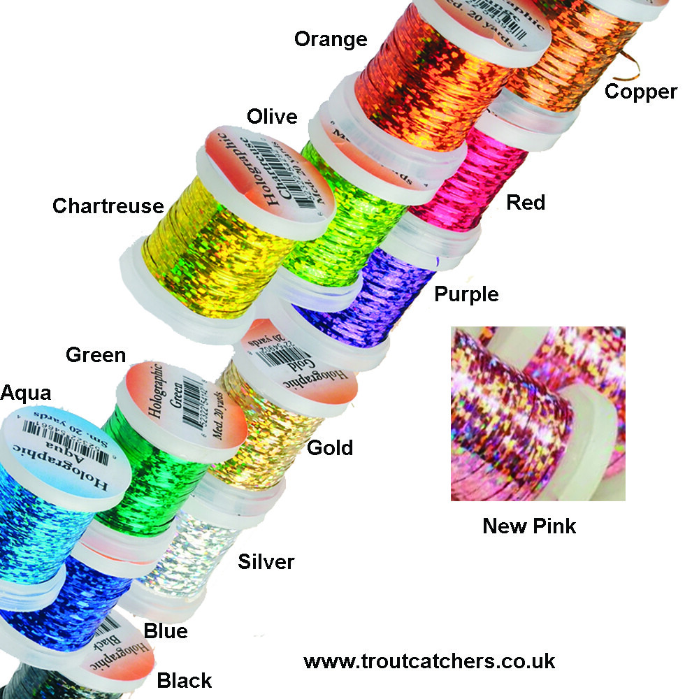 Holographic Tinsel - Fly Tying Material