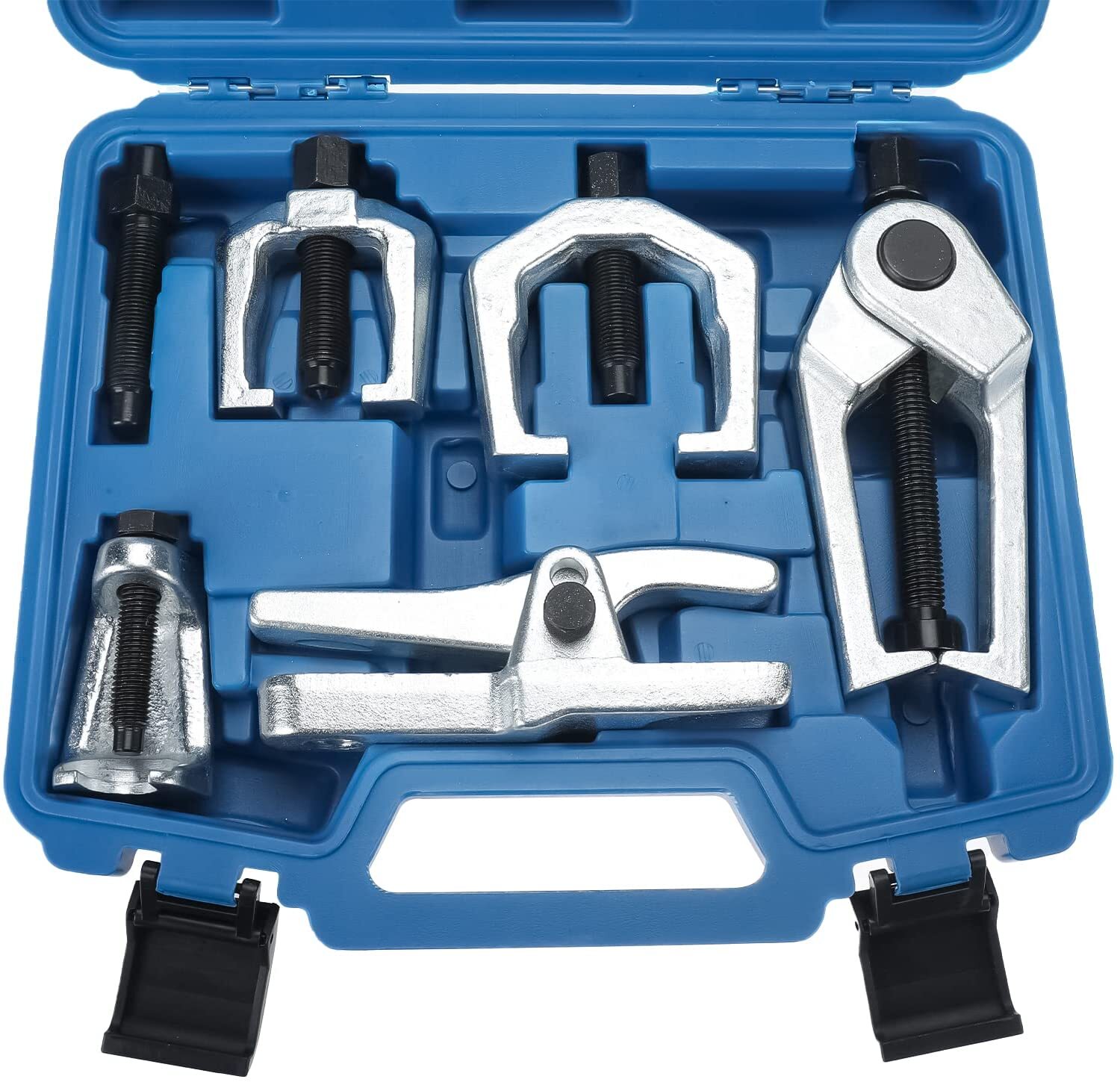 6Pcs Front End Service Kit Pitman Arm Puller Ball Joint Tie Rod Removal Tool Kit