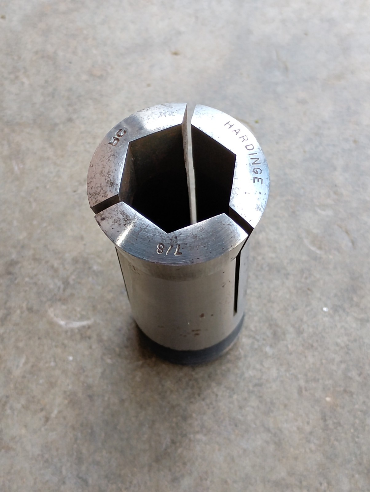 Hardinge 5C Collet 7/8” Hex With External Threads