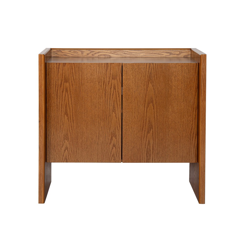 Walnut-colored Sideboard, Buffet Cabinet with Storage, Rustic Storage Cabinet