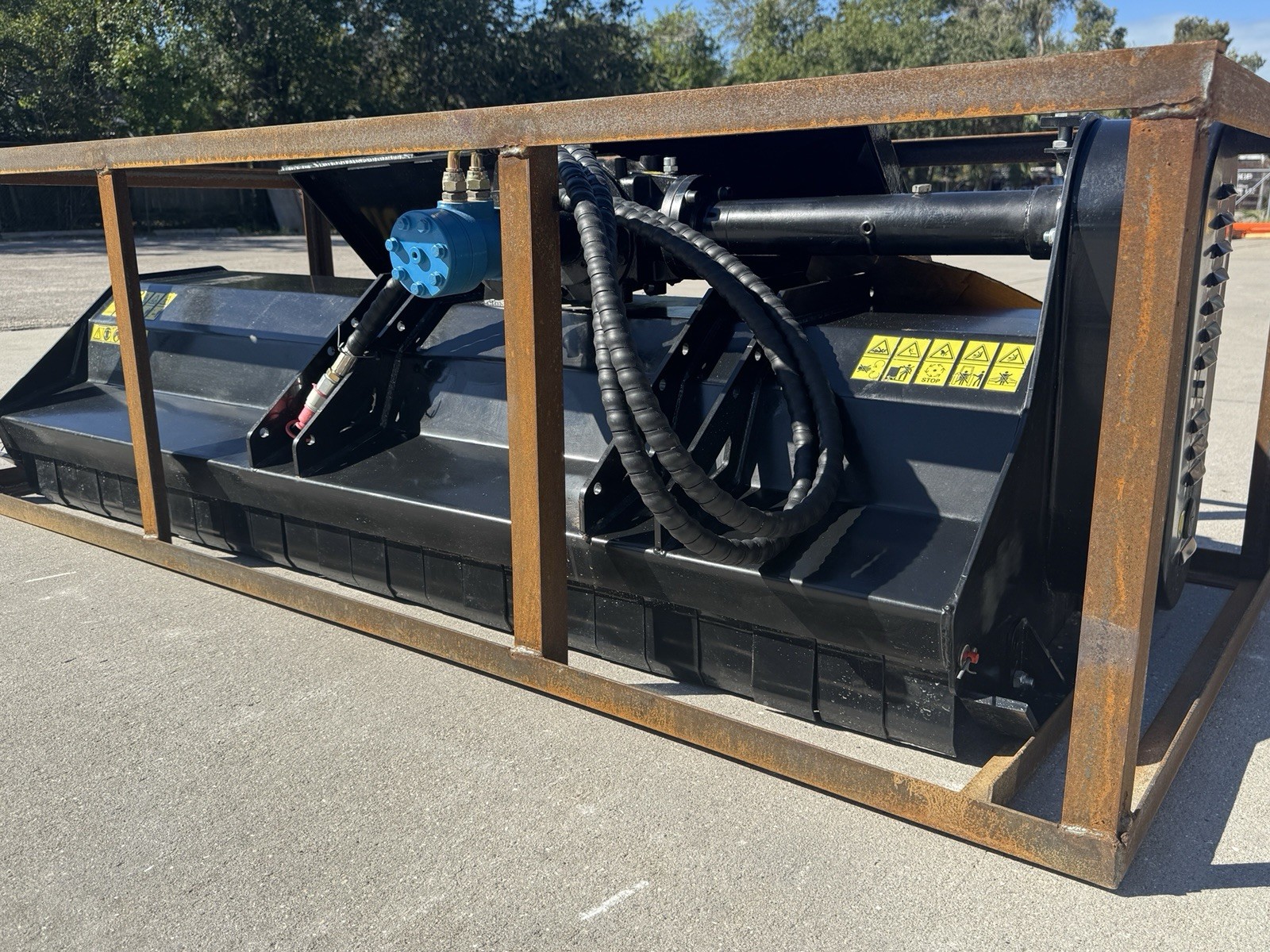 AGT 67" Skid Steer Flail Mower Rotary Brush Cutter Finishing Mower Attachment