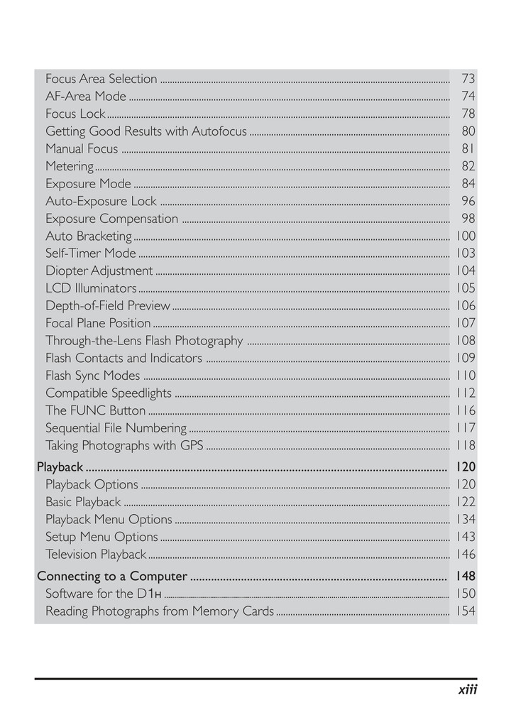 Nikon D1H — User Manual Owners Guide Reference — 237 Pages — USA Made
