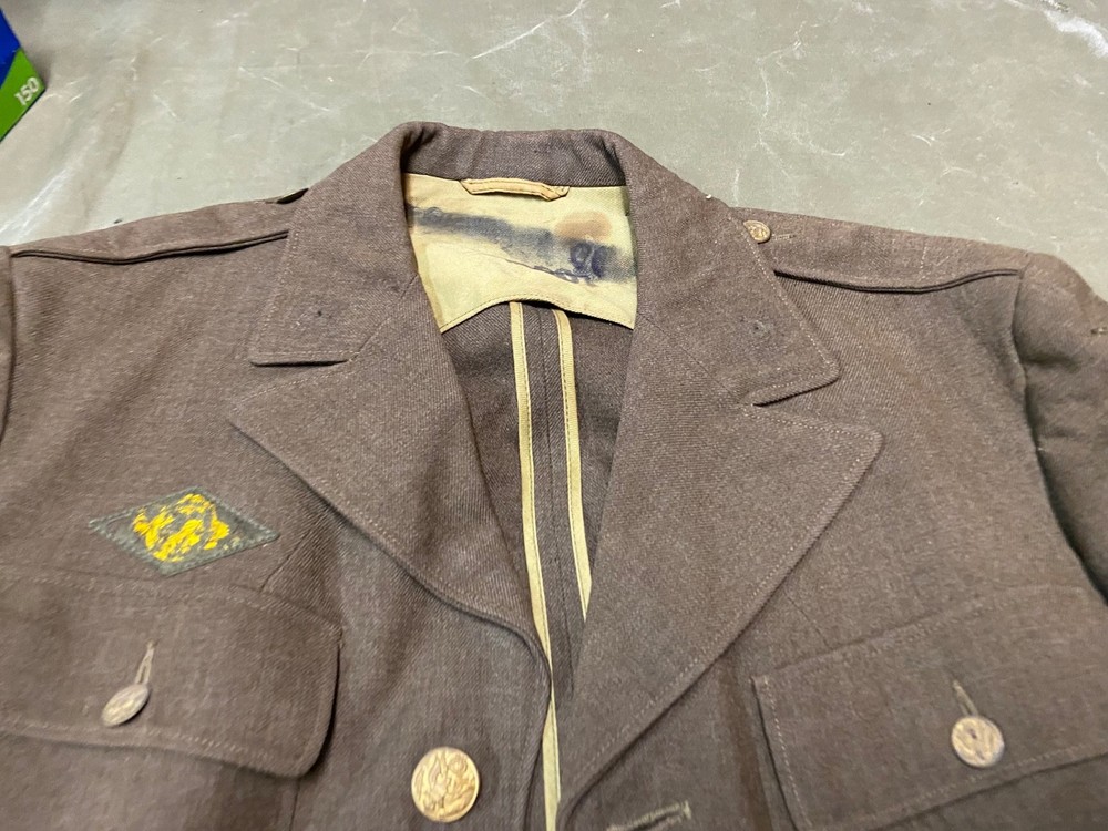 ORIGINAL WWII US ARMY M1938 CLASS A DRESS JACKET-SIZE 39L MEDIUM LONG
