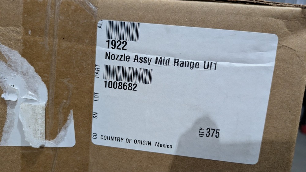 375Pcs UF1 Cornelius NOZZLE & DIFFUSER ASSY COKE PEPSI Mid Range 1008682 $2 EACH