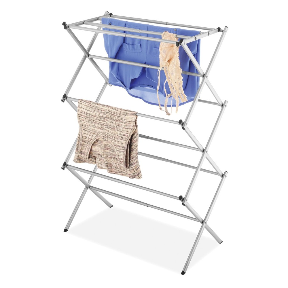 Expandable Drying Rack Silver