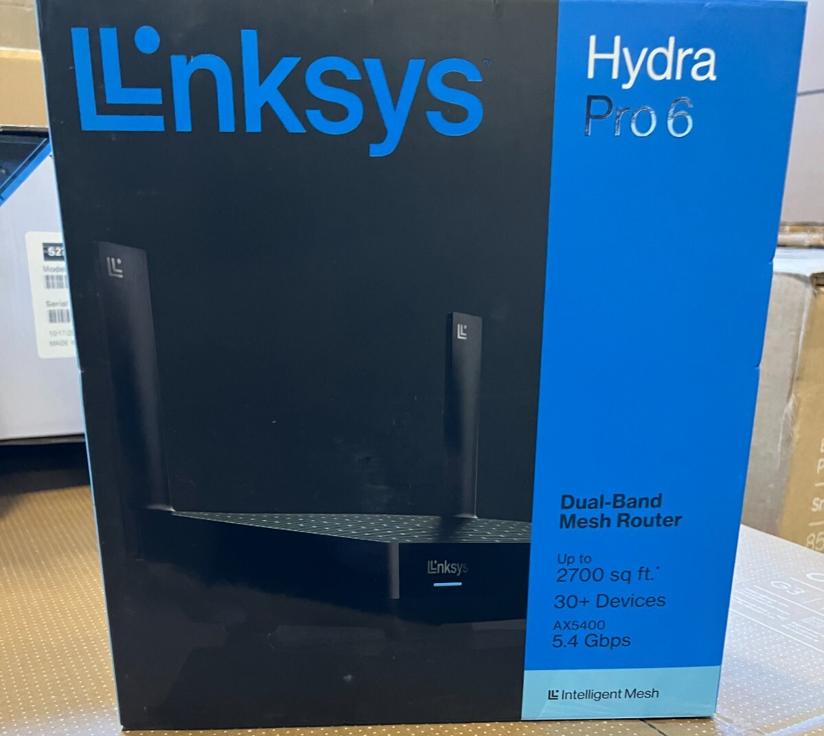 Linksys Hydra Pro 6 Dual-Band Wi-Fi 6 Router Recertified