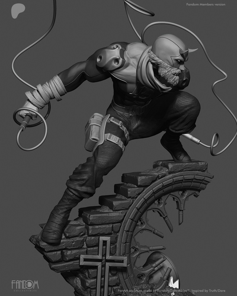 Daredevil 3D Print Unpainted/Unassembled