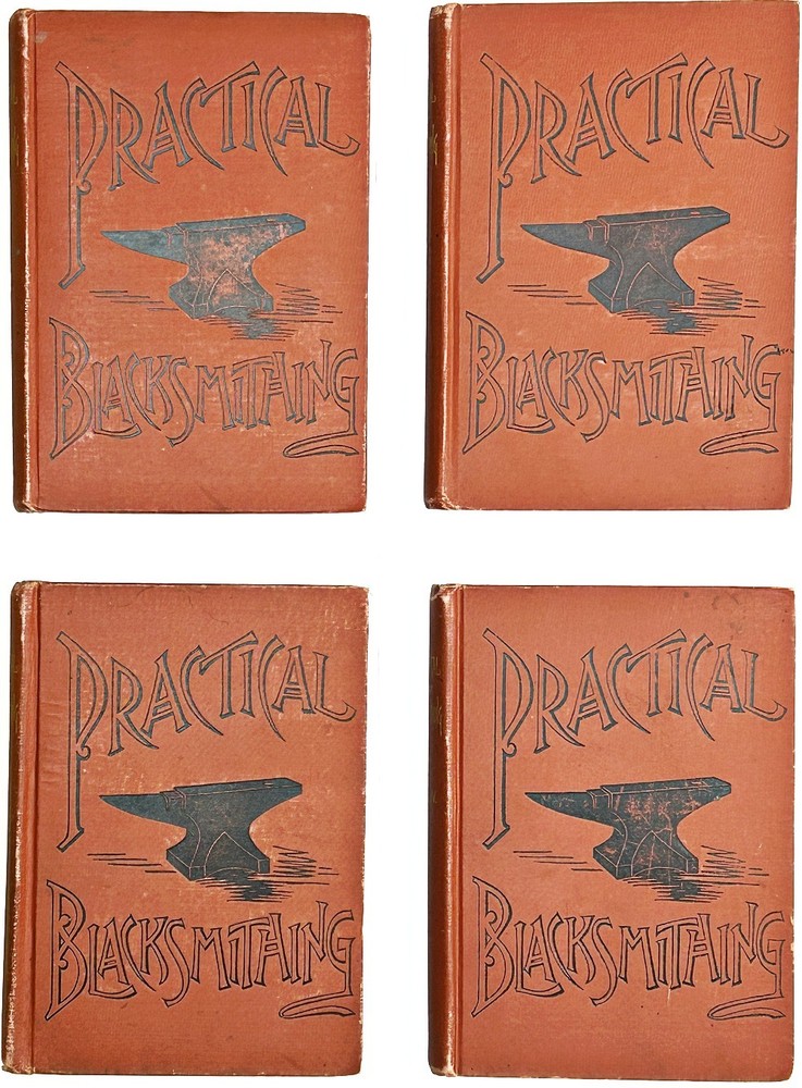 PRACTICAL BLACKSMITHING Blacksmith ANTIQUE TOOLS Anvil IRON Hammer Forge FARRIER