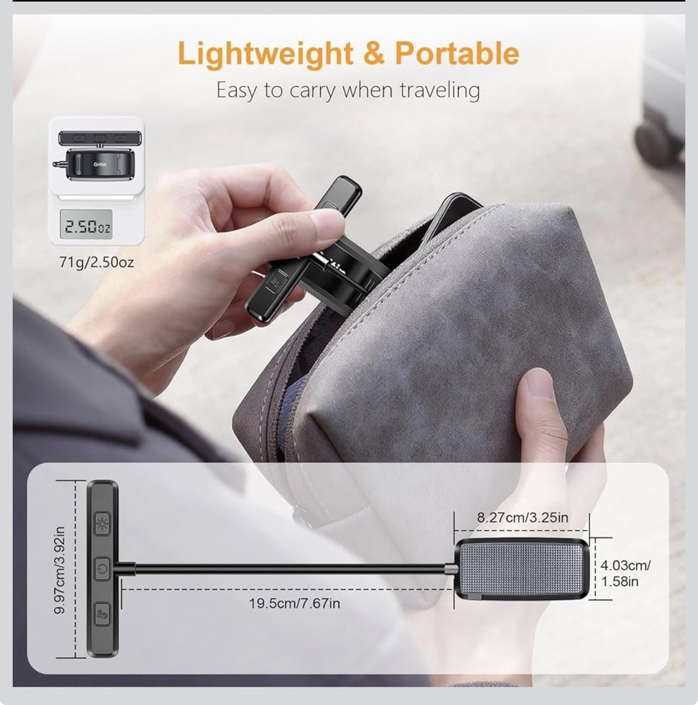 19 LED Rechargeable Book Light for Reading