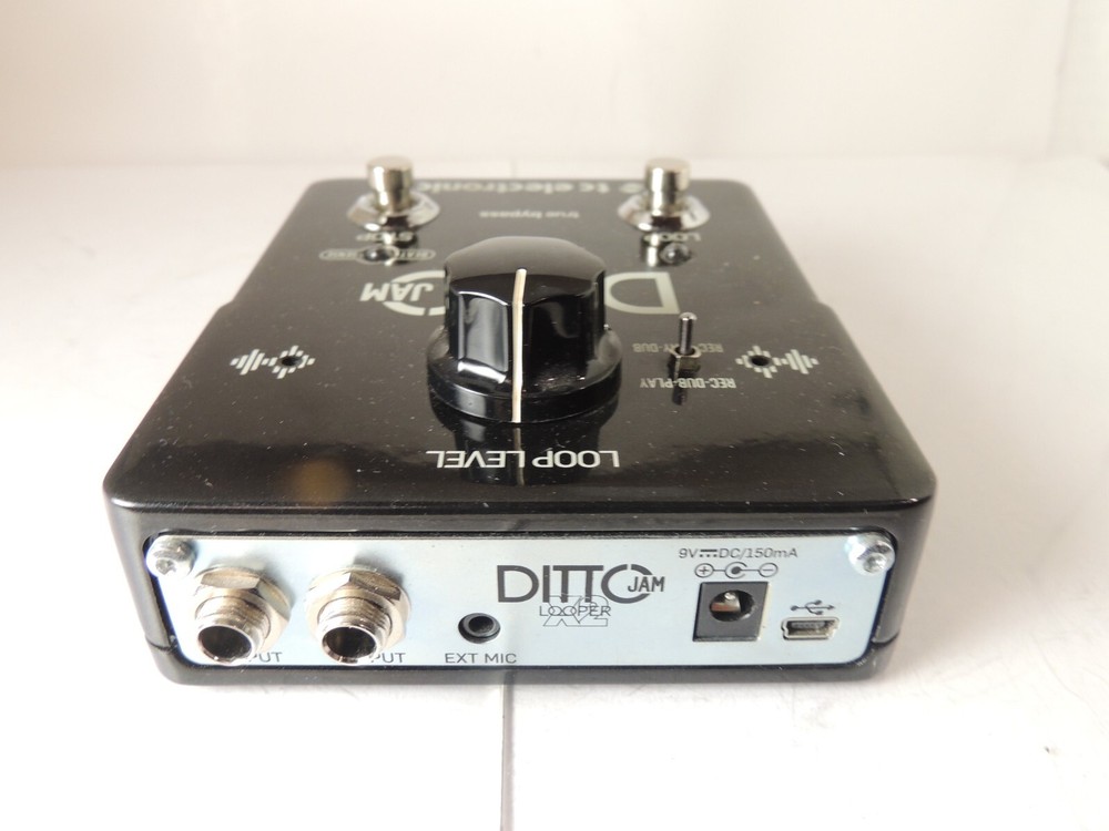 TC Electronics Ditto x2 JAM Looper Effects Pedal w/Original Box & Mic