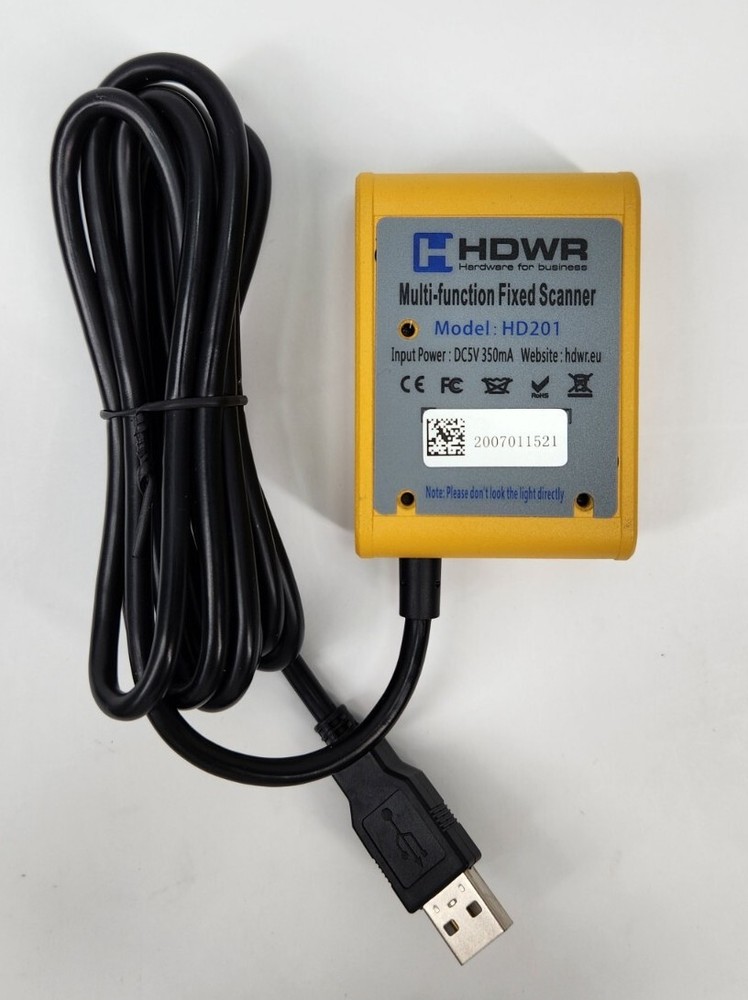 HDWR Multi-function Stationary Barcode Scanner HD201 Heavy Duty Metal Casting