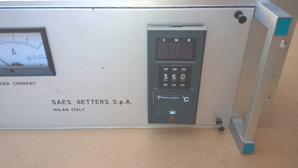 SAES GETTERS Rare GAS Purifier Controller Unit Heated+Thermo System 852 nitrogen