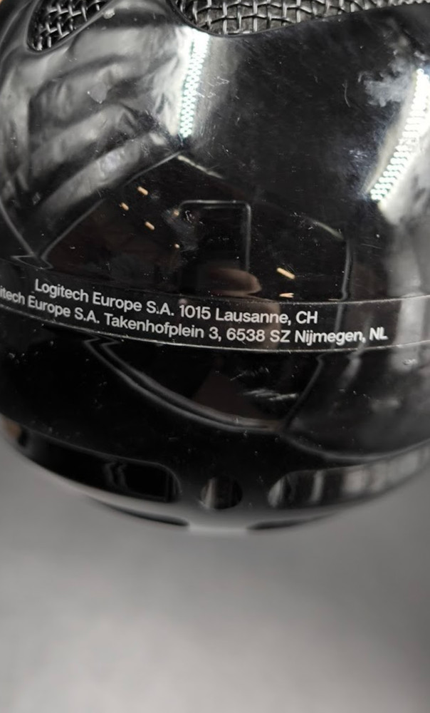 Blue Snowball USB Microphone Used Working Black