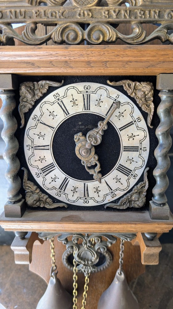 Dutch Zaandam Weight-Driven Wall Clock