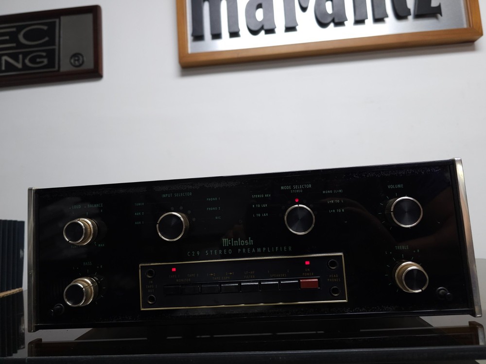 McIntosh C29 Solid State Stereo Preamplifier Serviced Good Aesthetic Condition