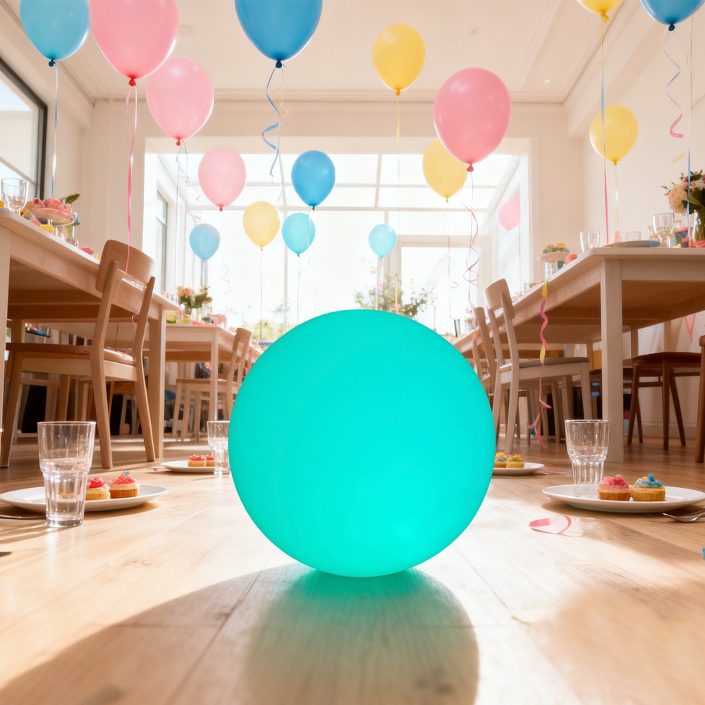 Led Ball Light, 16-inch Led Light, Round Led Night Light, With Remote Control