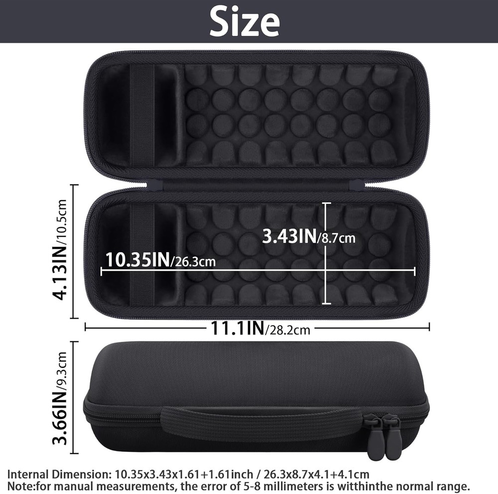 Khanka JBL Flip 7/Flip 6 Waterproof Portable Bluetooth Speaker Protective Case,
