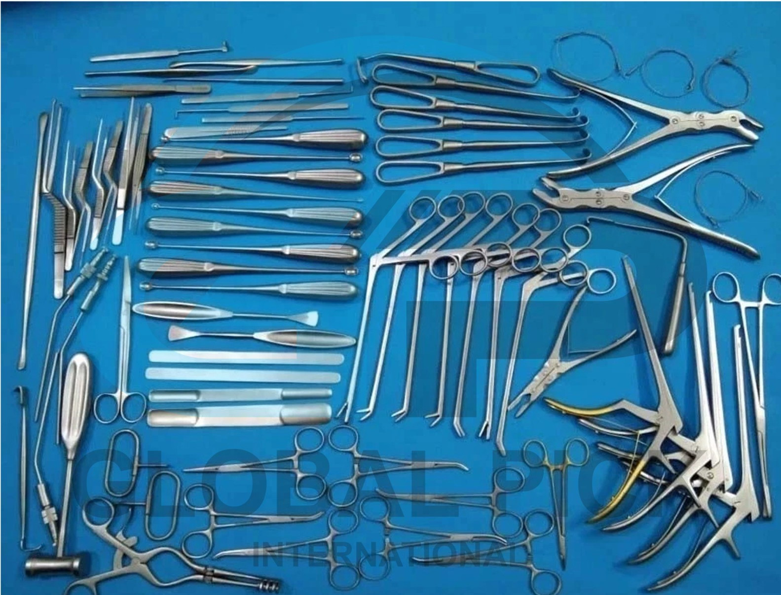 Laminectomy Orthopedic Set of 78 Pcs Surgical Spinal Instruments