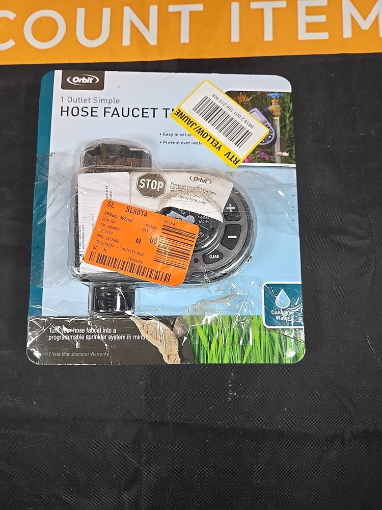 Orbit 56619 1-Outlet Hose Faucet Timer